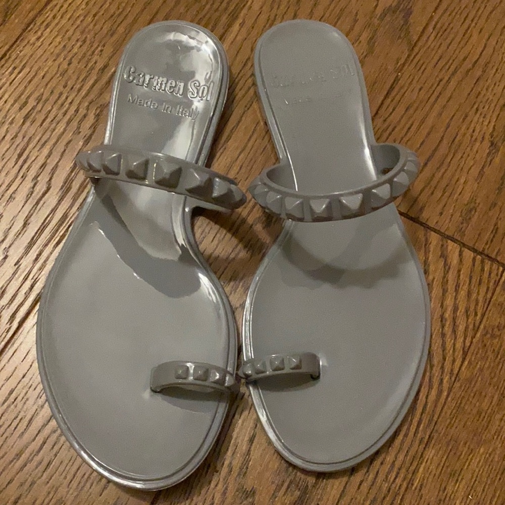 Brand New Carmen Sol Maria Flat Jelly Sandal
